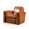 Traeger Leather Swivel Chair